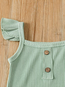 3-Piece Baby Girl Summer Bodysuit Set