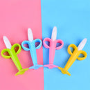 Banana-Shaped Silicone Baby Training Toothbrush