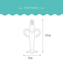 Banana-Shaped Silicone Baby Training Toothbrush