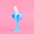 Banana-Shaped Silicone Baby Training Toothbrush