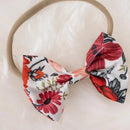 Floral Bow Baby Girl Summer Romper