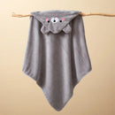 Hooded Coral Fleece Baby Bath Towel