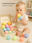 6-Piece Silicone Baby Sensory Ball Set