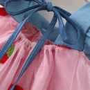 Cherry Mesh Baby Girl Summer Dress
