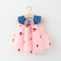 Cherry Mesh Baby Girl Summer Dress