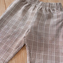 3-Piece Checkered Baby Romper Set