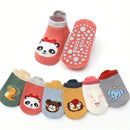 6-Pack Kids’ Cotton Non-Slip Socks