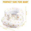 Inflatable Baby Floor Seat with Built-In Pump