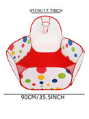 Kids’ Ball Pit Play Tent with Basketball Hoop