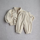 2-Piece Fleece Baby Hoodie & Trousers Set