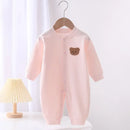 Cotton Long-Sleeve Baby Romper