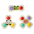 3-Piece Suction Spinner Toy Set