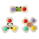 3-Piece Suction Spinner Toy Set