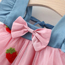 Cherry Mesh Baby Girl Summer Dress