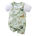 Zoo Animal Print Baby Romper