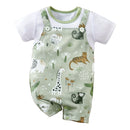 Zoo Animal Print Baby Romper