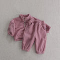 2-Piece Fleece Baby Hoodie & Trousers Set