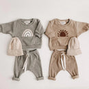 2-Piece Cotton Baby Sweatshirt & Trousers Set
