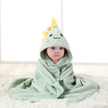 Hooded Coral Fleece Baby Bath Towel