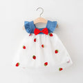 Cherry Mesh Baby Girl Summer Dress