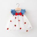 Cherry Mesh Baby Girl Summer Dress