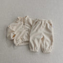 2-Piece Fleece Baby Hoodie & Trousers Set
