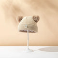Double Pom-Pom Knitted Baby Hat