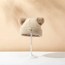 Double Pom-Pom Knitted Baby Hat
