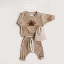 2-Piece Cotton Baby Sweatshirt & Trousers Set