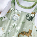 Zoo Animal Print Baby Romper