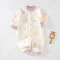 Cotton Long-Sleeve Baby Romper