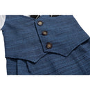 Striped Gentleman Baby Romper with Tie