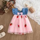 Cherry Mesh Baby Girl Summer Dress