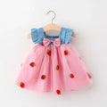 Cherry Mesh Baby Girl Summer Dress