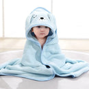 Hooded Coral Fleece Baby Bath Towel