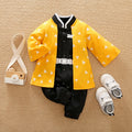 Anime Print Cotton Baby Long-Sleeve Romper