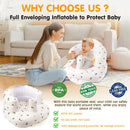 Inflatable Baby Floor Seat with Built-In Pump