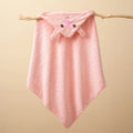 Hooded Coral Fleece Baby Bath Towel