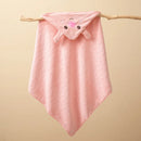 Hooded Coral Fleece Baby Bath Towel