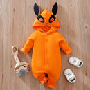 Anime Print Cotton Baby Long-Sleeve Romper