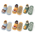 6-Pack Kids’ Cotton Non-Slip Socks