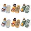 6-Pack Kids’ Cotton Non-Slip Socks