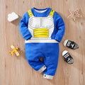 Anime Print Cotton Baby Long-Sleeve Romper