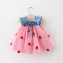 Cherry Mesh Baby Girl Summer Dress