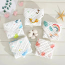 5-Pack 6-Layer Cotton Baby Muslin Cloths