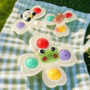 3-Piece Suction Spinner Toy Set