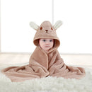 Hooded Coral Fleece Baby Bath Towel