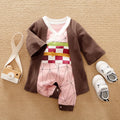 Anime Print Cotton Baby Long-Sleeve Romper