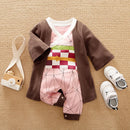 Anime Print Cotton Baby Long-Sleeve Romper