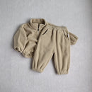 2-Piece Fleece Baby Hoodie & Trousers Set